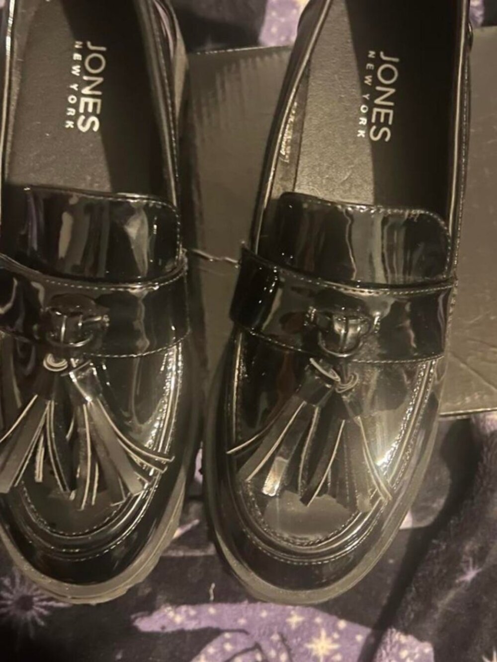 Jones New York Women's Black Loafers